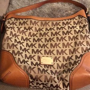 MK brown purse